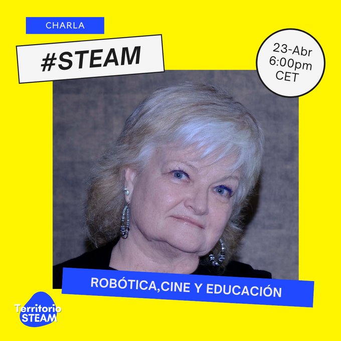 Charla con Mercedes Ruíz sobre robótica, cine y educación'